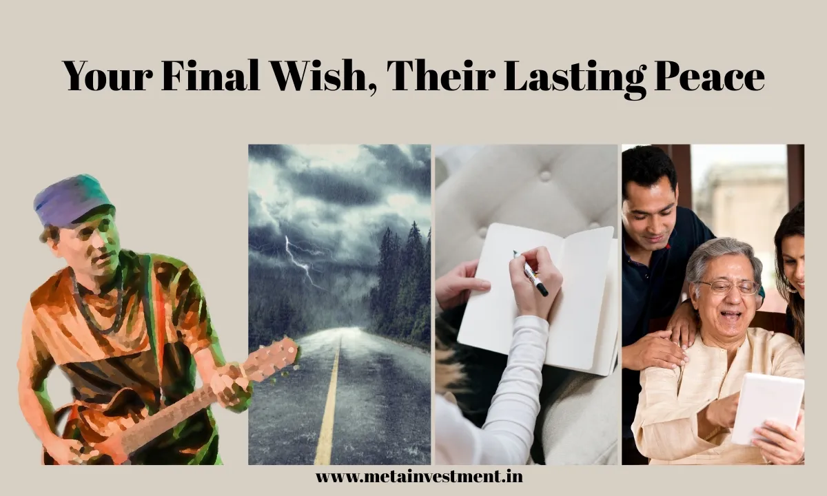 A visual journey from life's uncertainty to peace and clarity through the act of writing a will.