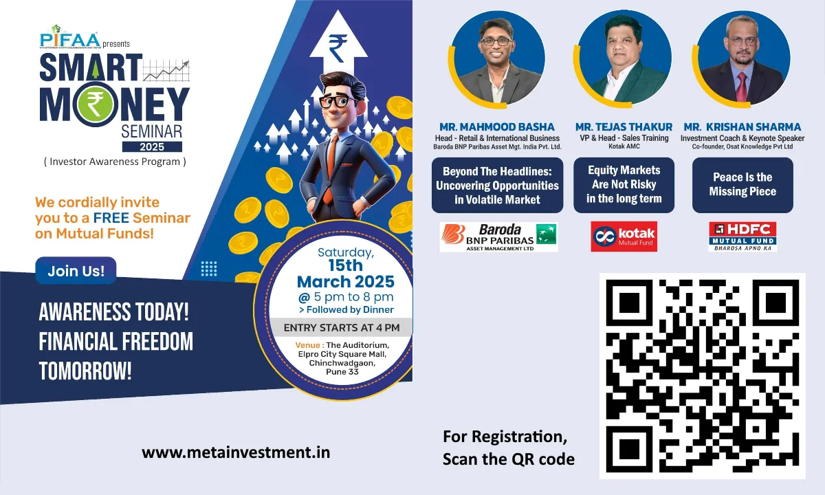 Unlock Financial Wisdom at PIFAA Smart Money Seminar 2025 in PCMC