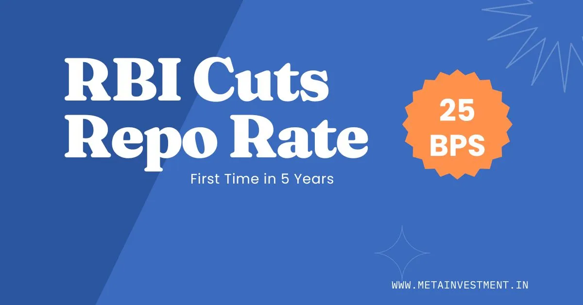 RBI Cuts Repo Rate for the First Time in 5 Years
